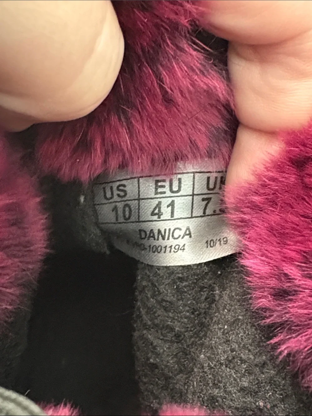 Cougar Danica Suede Waterproof Real Rabbit Fur Winter Sneaker Boot 10 cozy warm - Picture 8 of 8